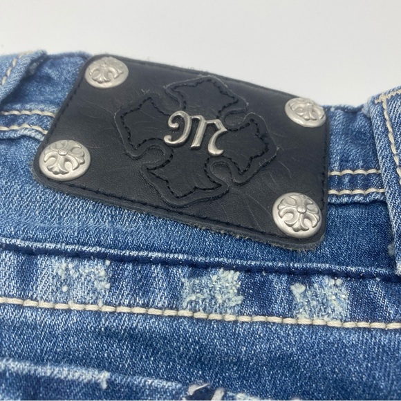 Miss Me Women's Blue Boot Cut Jeans ~ 29 SHORT - Picture 3 of 8